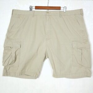 Levis Mens Khaki Tan Ripstop Cargo‎ Shorts Size 48 Big and Tall Cotton Utility